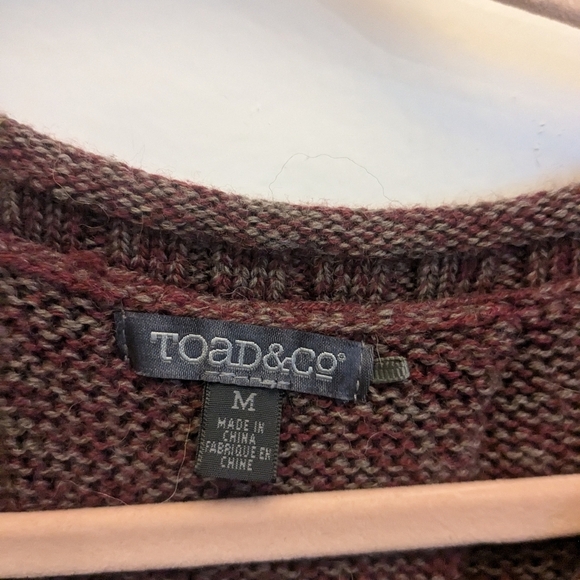 Toad & Co Marvelous Pullover Sweater Merino Wool - Picture 3 of 4